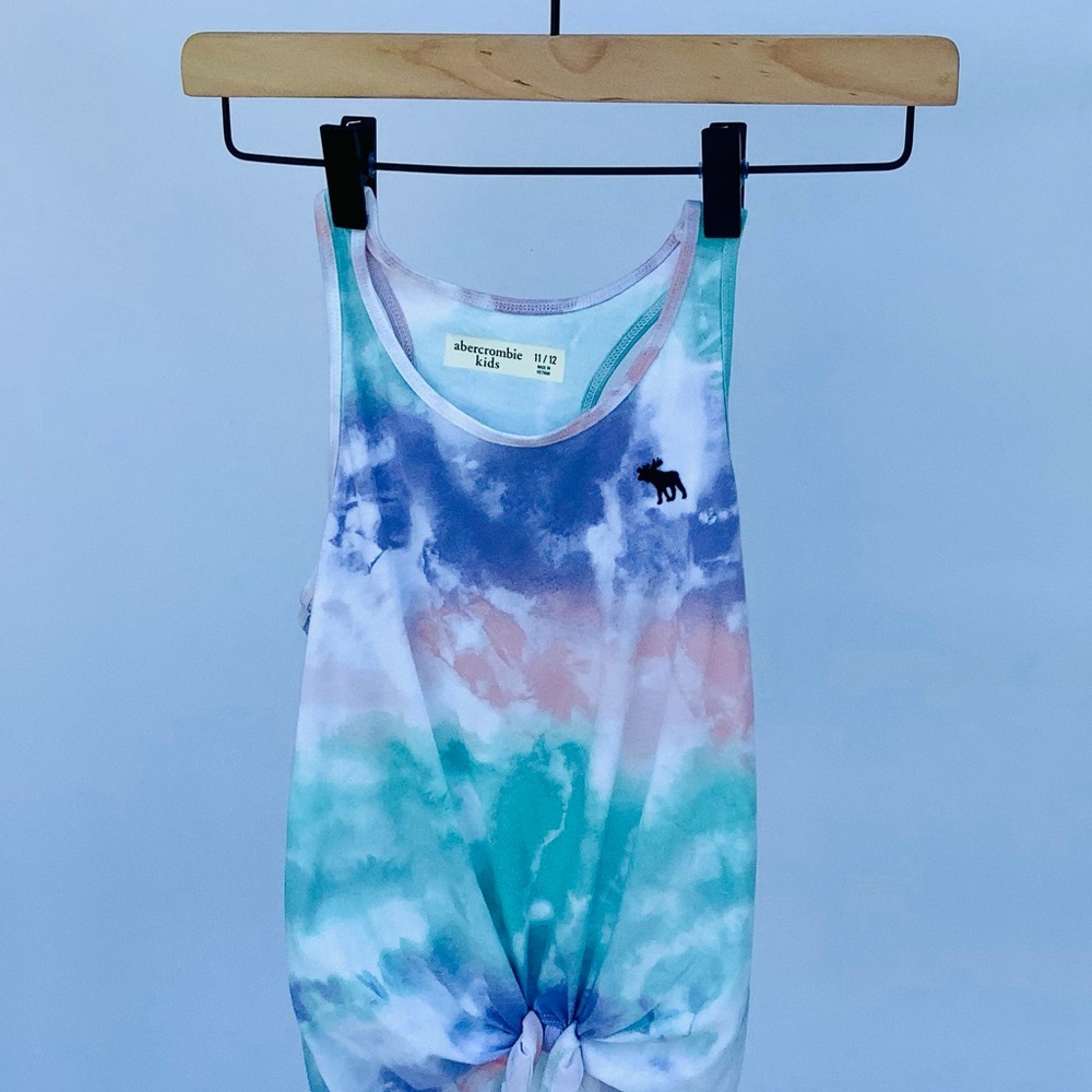 Girls Abercrombie tie dye tank top